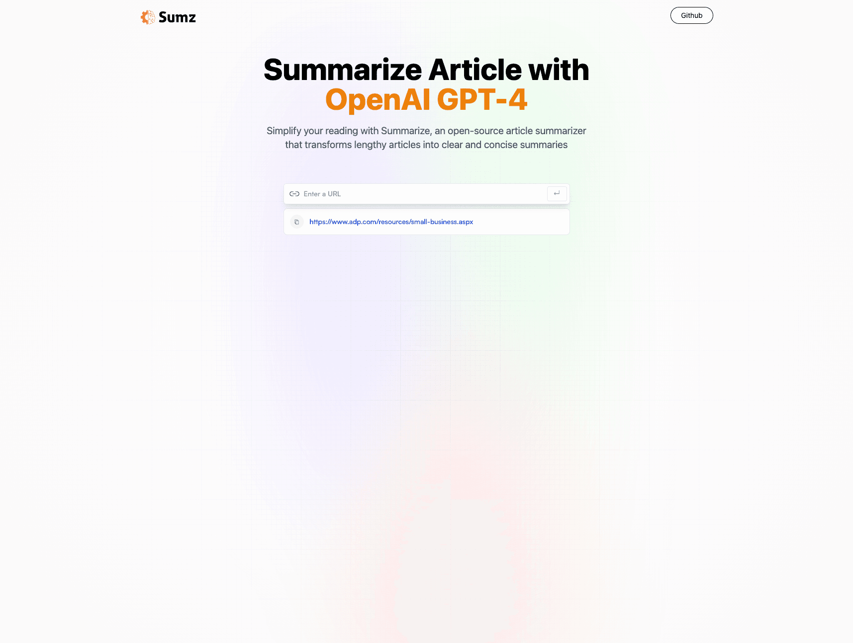 OpenAI - Summerizer